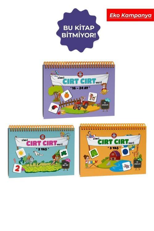 Çocuk Akademi Şimdi Cırt Cırt İle 3 Yaş – 2 Yaş – 16/24 Ay Seti