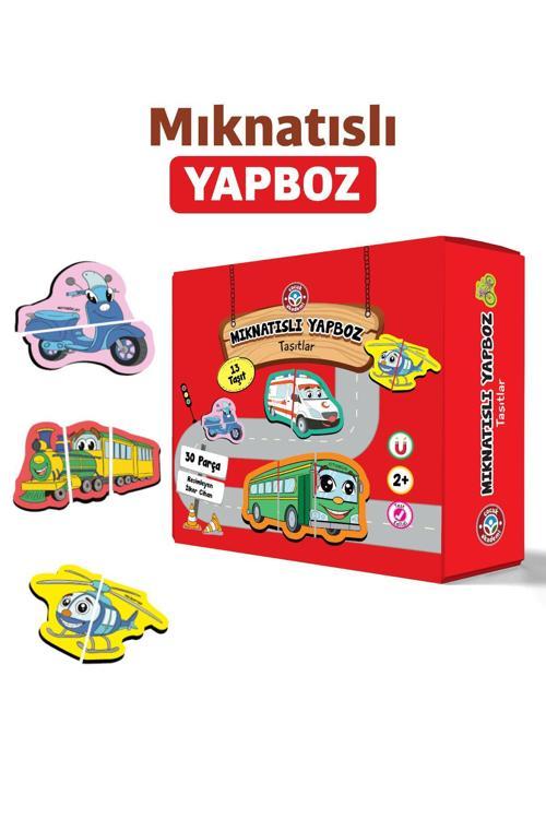 Çocuk Akademi Çocuk Akademi Mıknatıslı Yapboz Serisi Taşıtlar