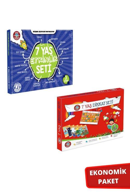 Çocuk Akademi 7 Yaş Dikkat Ve 7 Yaş Etkinlik Seti Ikili Paket