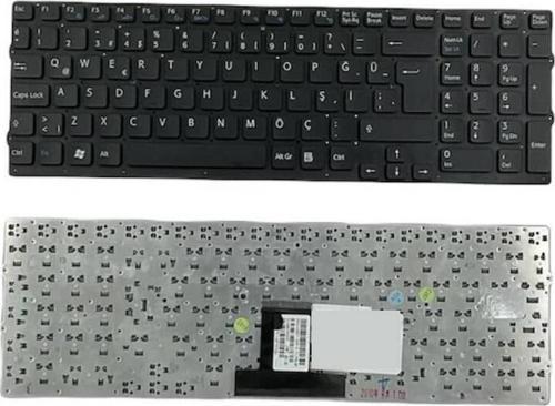 Sony Vaio PCG-71211M Uyumlu Notebook Klavyesi - Siyah - TR