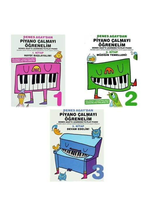 Denes Agay'Dan Piyano Çalmayı Öğrenelim 1-2-3 Set