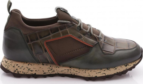 Erkek Bağcıklı Sneakers Ayakkabı Haki 62163617