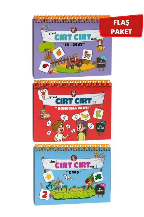 Çocuk Akademi Cırt Cırtlı Aktivite Seti Üçlü Flaş Paket