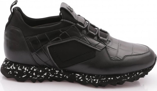 Erkek Bağcıklı Sneakers Ayakkabı Siyah 62163617