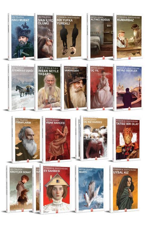 Kızıl Panda Yayınevi Rus Edebiyatı Klasikleri Seti (20 Kitap)