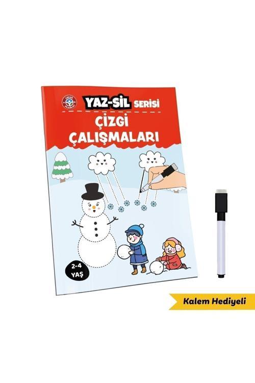 Çocuk Akademi Yaz Sil Serisi Çizgi Çalışmaları
