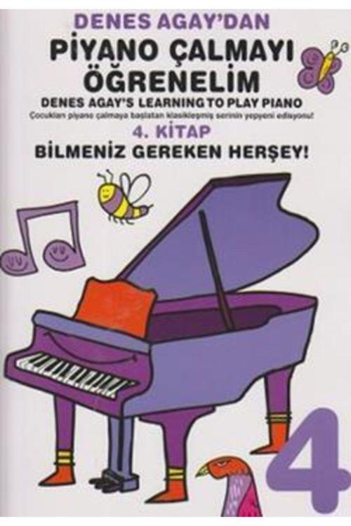 Porte Müzik Eğitim Merkezi Denes Agay'Dan Piyano Çalmayı Öğrenelim 4. Kitap - - Denes Agay Kitabı