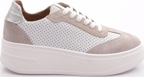Kadın Bağcıklı Sneaker Ayakkabı Beyaz 587132678