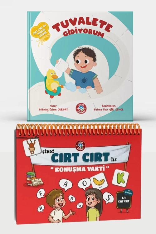 Çocuk Akademi Şimdi Cırt Cırt İle Konuşma Vakti Ve Tuvalete Gidiyorum Cırt Cırtlı Etkinlik Kitabı