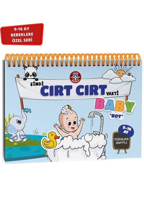 Çocuk Akademi Cırt Cırtlı Kitap 9-16 Ay Baby Boy
