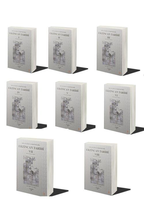 Cinius Yayınevi Belgelerle & Kronolojik Erzincan Tarihi 1,2,3,4,5,6,7,8 8'Li Kitap Seti & Kenan Mutlu Gürses