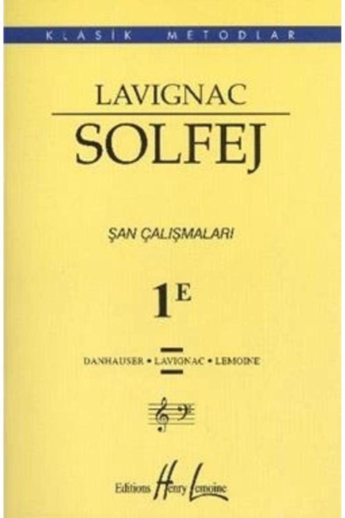 Porte Müzik Eğitim Merkezi Lavignac Solfej 1E (Küçük Boy)