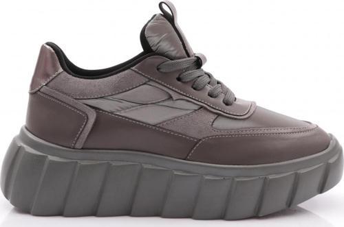 Kadın Bağcıklı Sneaker Ayakkabı Gri 61733410