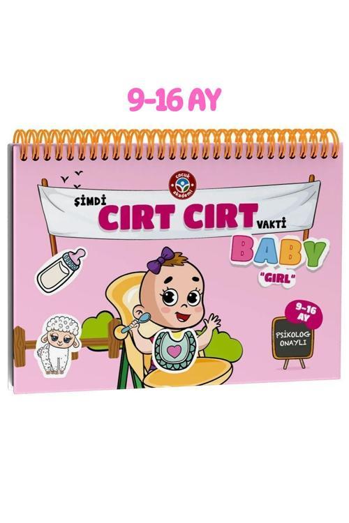 Çocuk Akademi 9-16 Ay Baby Girl Cırt Cırtlı Geliştiren Kitap Vakti