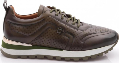 Erkek Bağcıklı Sneakers Ayakkabı Haki 610713617
