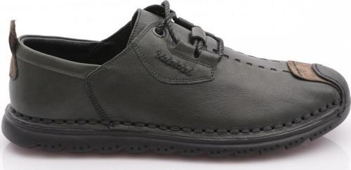 Erkek Dikiş Detaylı Sneaker Ayakkabı Yeşil Nubuk 109713616