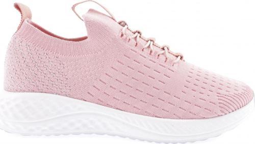 Kadın Bağcıklı Lazerli Sneaker Ayakkabı Pudra 95321097