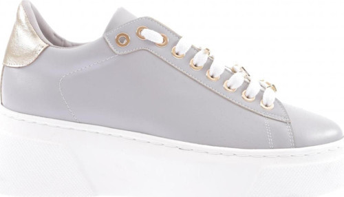 Kadın Kalın Taban Aksesuarlı Sneakers Ayakkabı Gri 15299733118
