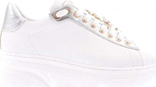 Kadın Kalın Taban Arı Tokalı Sneakers Ayakkabı Beyaz 15299633118