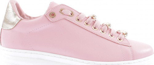 Kadın Kalın Kristal Taşlı Sneakers Ayakkabı Pudra 15299753118