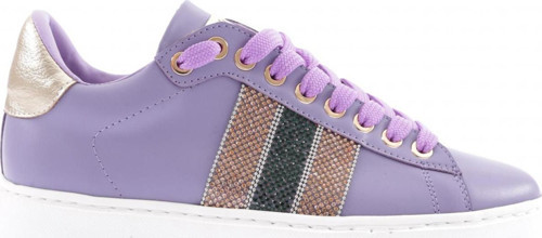 Kadın Kalın Silver Taşlı Sneakers Ayakkabı Mor 15299763118