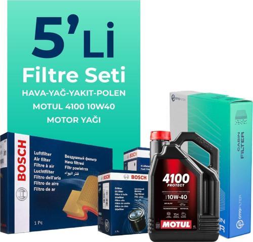 Jeep Grand Cherokee 3.1 Dizel Filtre Bakım Seti Motul Motor Yağlı (1999-2002) 5 Li