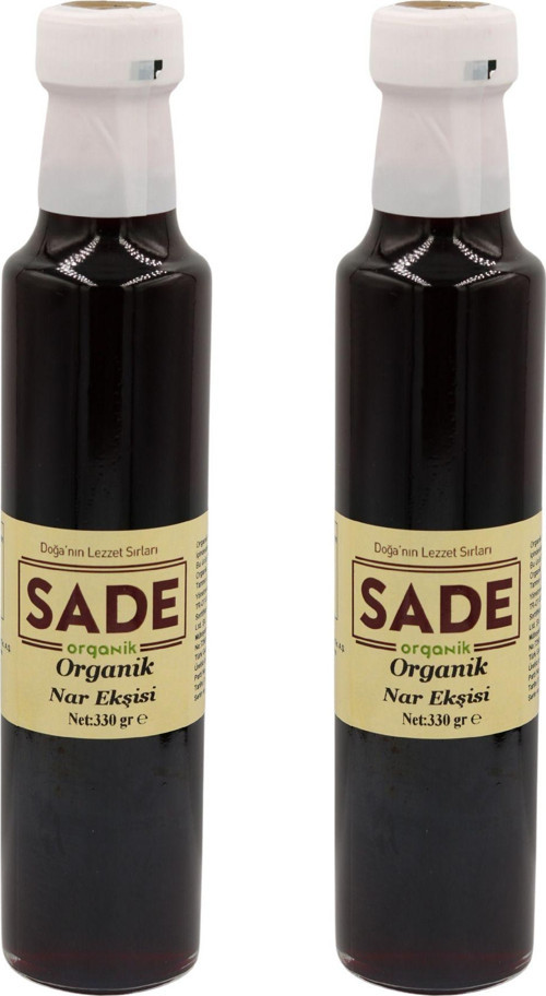 Sade Organik Nar Ekşisi 330 Gr 2 Li Paket