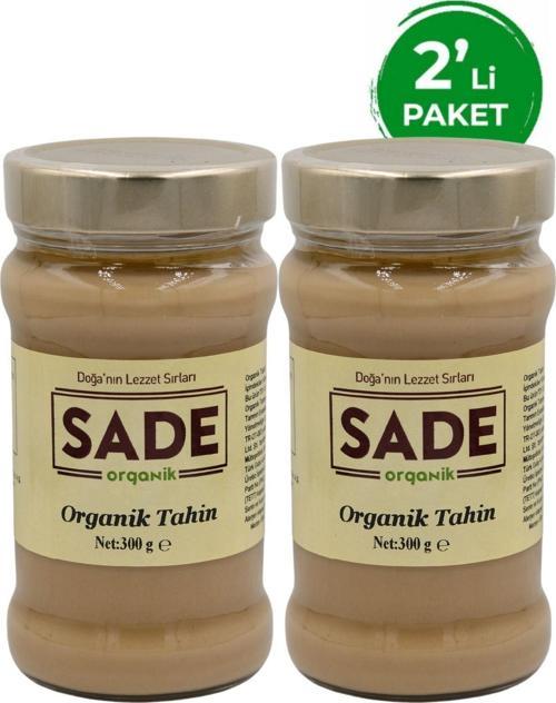 Sade Organik Tahin 300 Gr 2 Li Paket