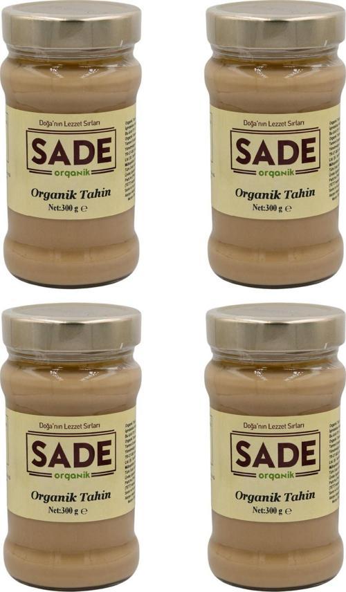 Sade Organik Tahin 300 Gr 4 Lü Paket