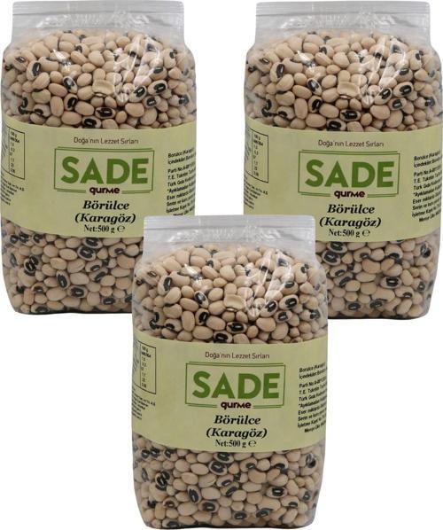 Sade Karagöz Börülce 500 Gr 3 Lü Paket