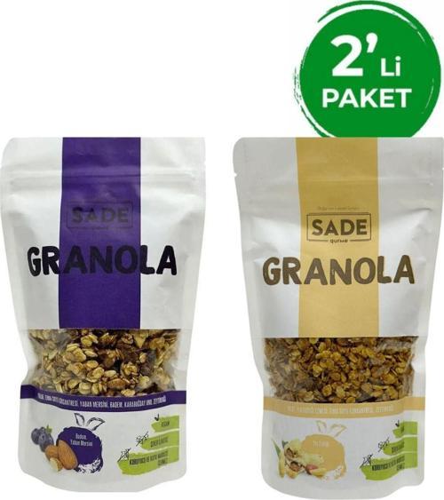 Yer Fıstıklı -Yaban Mersinli Granola 200 Gr 2 Li Paket