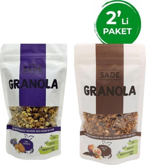 Yaban Mersinli- İncir Üzüm Granola 200 Gr 2 Li Paket