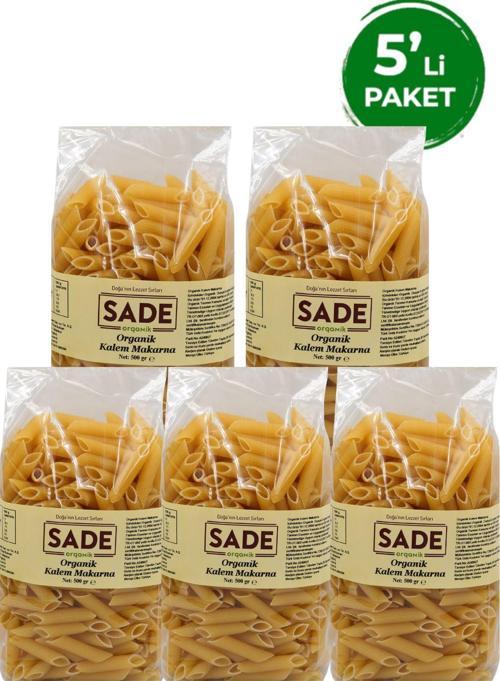 Organik Kalem Makarna 500 Gr 5'Li