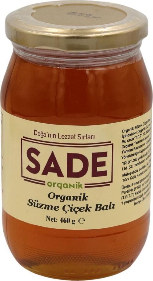 Organik Süzme Çiçek Balı 460 Gr