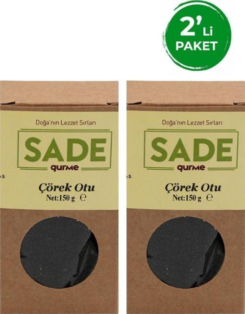 Sade Gurme Çörek Otu 150Gr 2'Li Paket