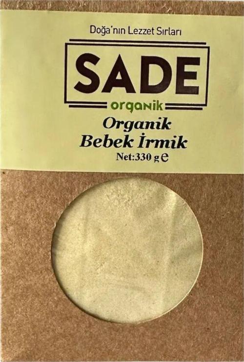 Sade Kids Organik Bebek İrmiği 330 Gr.