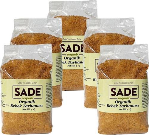 Sade Organik Bebek Tarhanası 500 Gr5 Li Paket