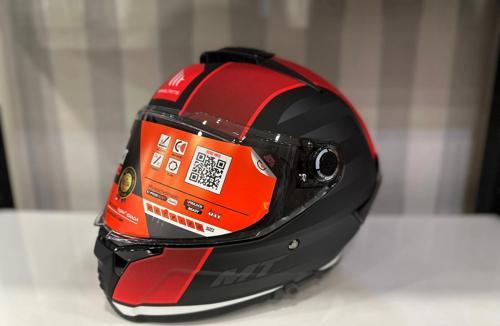 KASK MT THUNDER 4 SV TEARS B5 MAT SİYAH/KIRMIZI