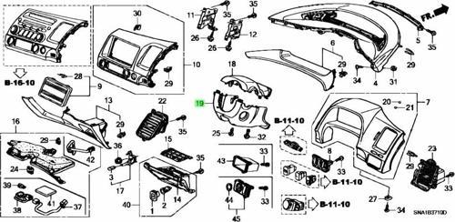 Direksiyon Panel Kapağı Cıvıc 06-12 Alt Fd6 (Oem No: 77360-Sna-K01Za)