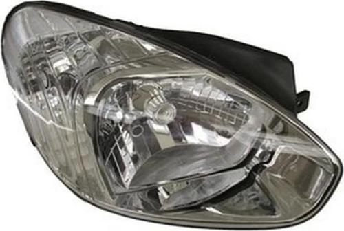 2009-2012 Hyundai Accent Era Far Lambası Sağ Elektrikli-Motorsuz (Beyaz Sinyalli) (H4) (Ayfar) (Adet