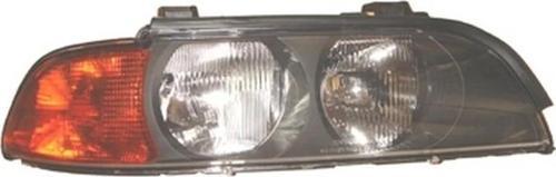 1996-2000 Bmw 5 Serı E39 Far Lambası Sağ Elektrikli Sarı Sinyalli H7/Hb3 (Tyc) (Oem No:63128362526)