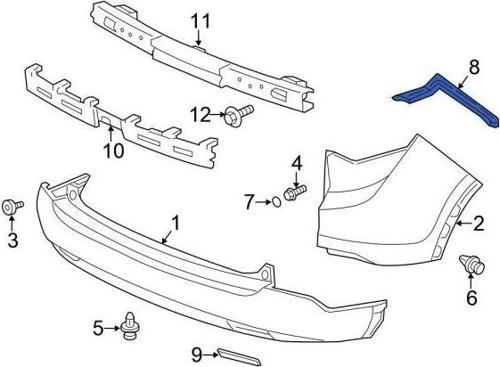 Tampon Bağlantı Braketi Crv 12-14 Arka Sağ (Oem No: 71593-T0A-A01)