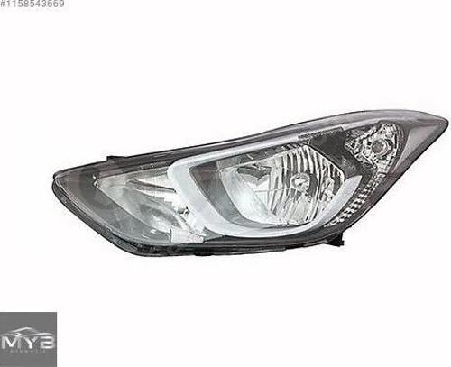 Far Elantra 2014-2016 Elektrikli Ledsiz Sağ (1 Adet) (Oem No: 92102-3X210)