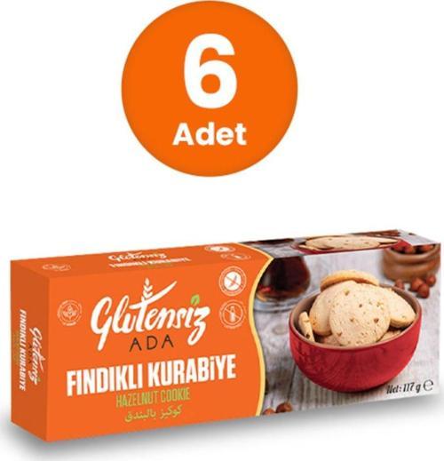 Glutensiz Fındıklı Kurabiye 117 Gr (6 Adet)