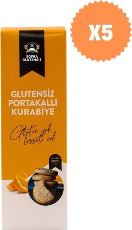 Sofra Glutensiz Portakallı Kurabiye 85 Gr X 5 Adet