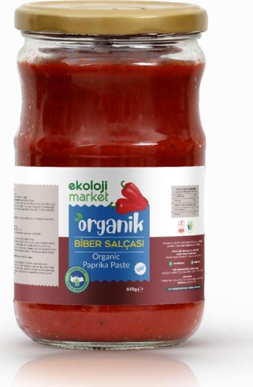 Organik Tuzsuz Biber Salçası 610 Gr