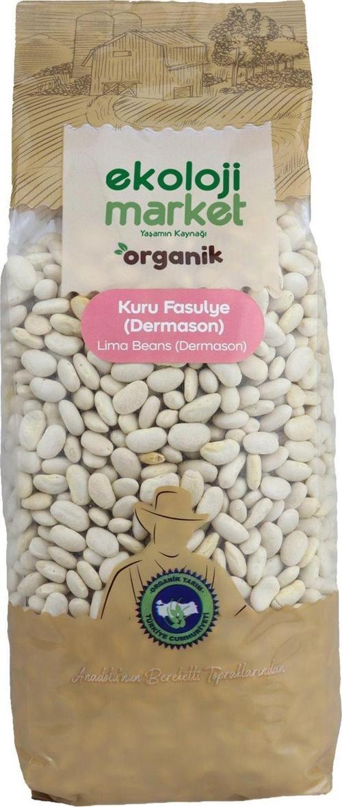 Organik Glutensiz Kuru Fasulye- Dermason 750 Gr
