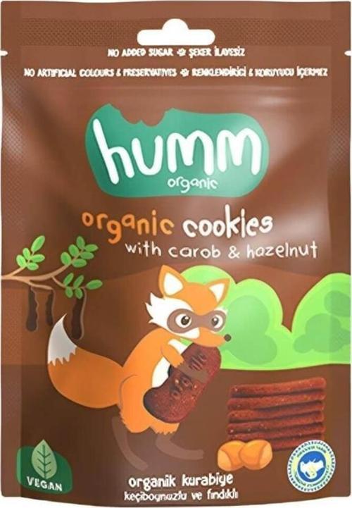 Organik Keçiboynuzlu Fındıklı Kurabiye 55 Gr