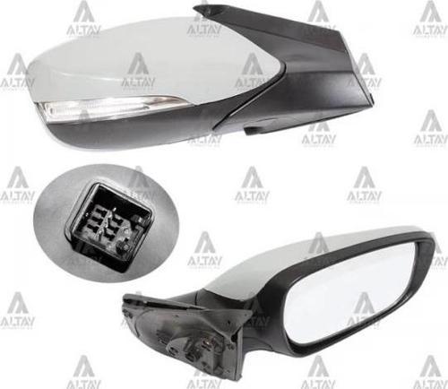 Ayna Dış Dikiz Accent 11= Blue Elektrikli Sinyalli Sağ (1 Adet) (Oem No: 87620-1R340)