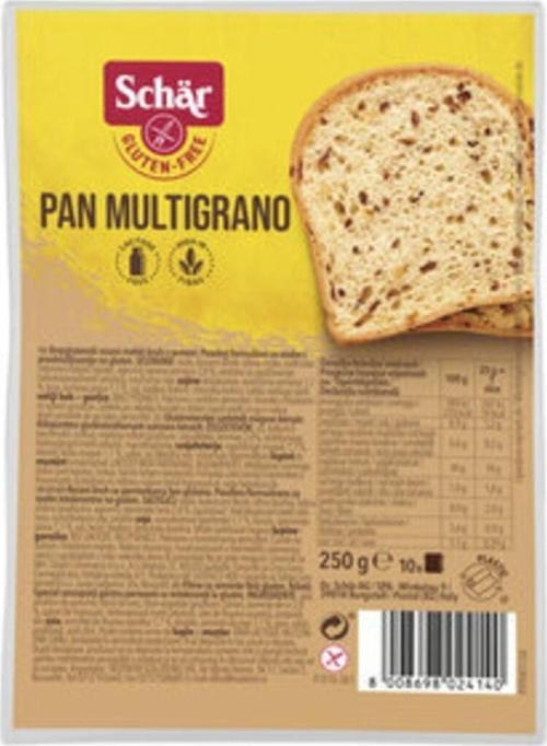 Pan Multigrano Glutensiz Ekmek 250G